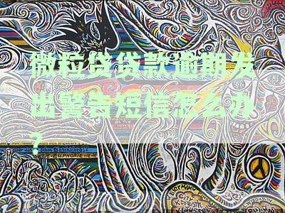 微粒贷贷款逾期发出警告短信怎么办?