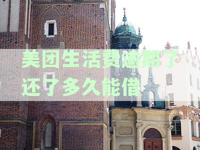 美团生活费逾期还款后，何时能恢复使用额度？