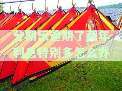 分期乐逾期了两年利息特别多怎么办