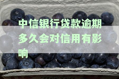 中信银行信用贷款逾期一天会上征信吗：第二天自动扣款及解决办法