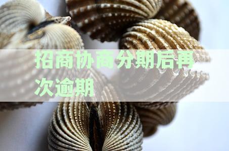 招商协商分期后再次逾期怎么办攻略