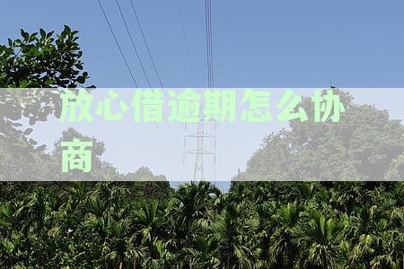 如何处理逾期借款：放心分期协商还款全攻略