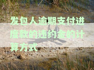发包人逾期支付进度款的违约金计算方式：承包方可暂停工条件与责任