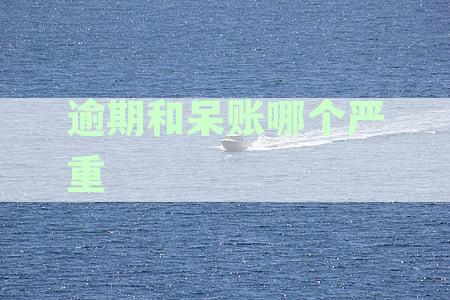 信用卡呆账与逾期：哪个更为严重？了解二者的区别和影响