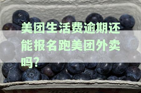 美团生活费逾期还款会影响外卖报名吗？逾期后如何解决？