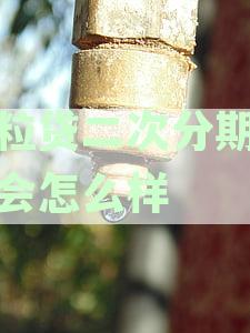 微粒贷二次分期逾期会怎么样